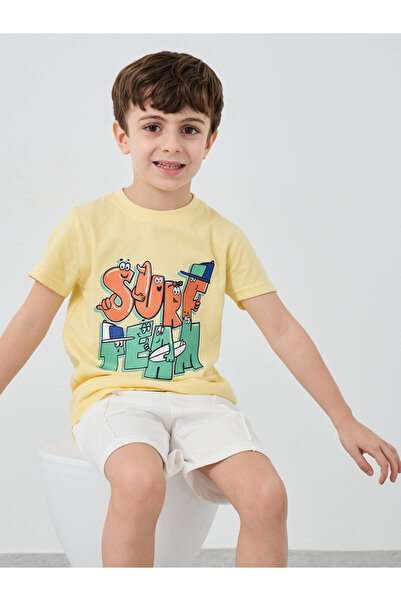 Styli تي شيرت بطبعة جرافيكية ورقبة دائرية