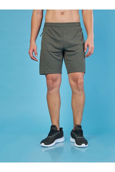 Technosport By Styli Solid Regular Fit Shorts