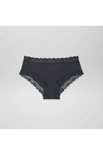 KIABI Pack of 3 fine rib shorties GREY