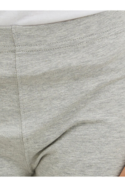 Styli Girls Grey Solid Elasticated Waistband Flared Leggings