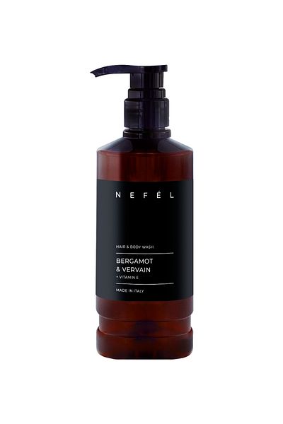 NEFEL INTERCHEM Shower Gel, Nefél, Bergamot And Vervain, 480ml