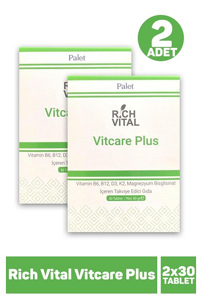 Rich Vital Vitcare Plus 30 Tablets 2 Pieces