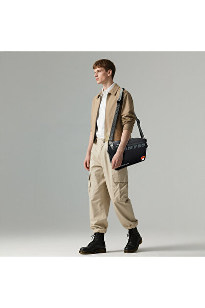 Lenyes Lb594 Innovator Crossbody Series Magnetic Buckle 500D Waterproof Fabric Shoulder Bag Black