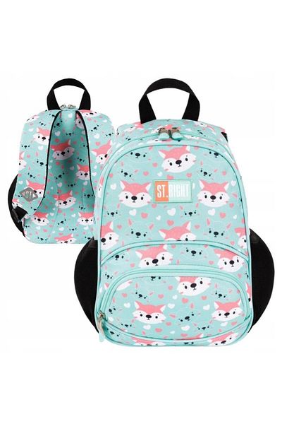 St.Majewski Kindergarten and Excursions Backpack, St.Right, Collection - Lovely Foxy BP70, 32x22x11.5cm