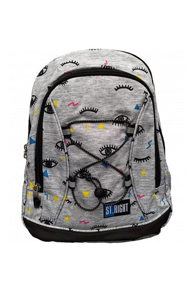 St.Majewski Schoolbag, with 3 Compartments, EYES BP32 Range