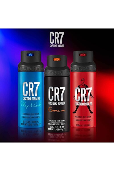 CRISTIANO RONALDO CR7 Play It Cool Body Spray for Men 5.1 oz