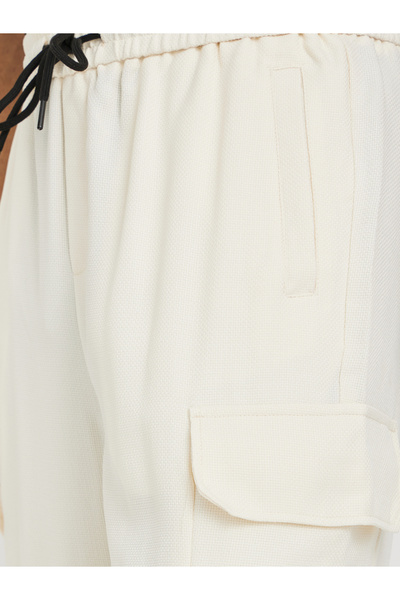 Styli Relaxed Fit Textured Cargo Joggers