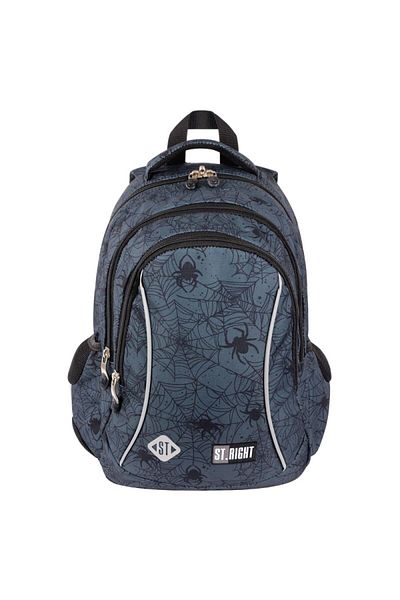 St.Majewski Schoolbag grades I-IV, 3 compartments, Majewski, St. Right Range, Spider Web Collection 2024, BP-26