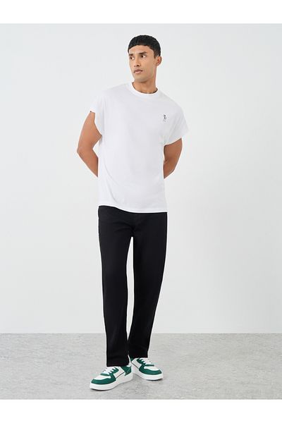 Styli Minimal Print Minimal Cap Sleeve Tank