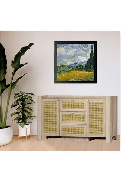 DEC9 Modern buffet cabinet with a unique and distinctive design