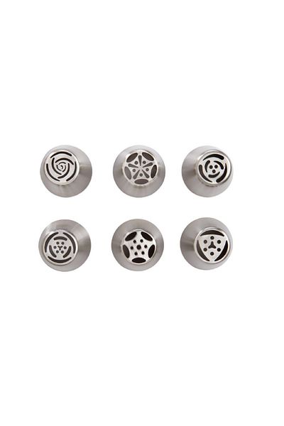 Mrs Anderson Stainless Steel Russian Cake Decorating Tips Silver