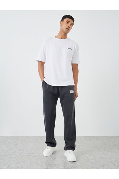 Styli Terry Chest Embroidered Oversized T-Shirt