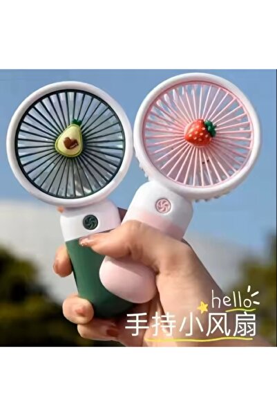 HAKBAZ Renkli Mini Şarj Edilebilir Taşınabilir El Fanı