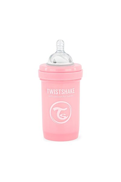 Twistshake Pink Anti-Colic Baby Bottle (0+ Months) (180 ml)