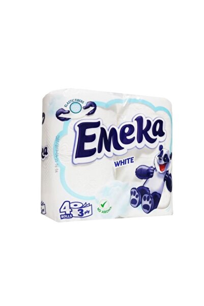 EMEKA Hartie Igienica EMEKA White, 3 Straturi, 4 Role/Set