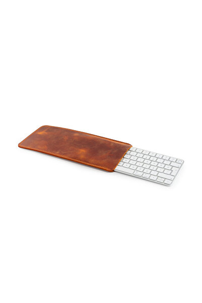 LWA Leather Deri Apple Magic Keyboard Kılıfı – Apple Kablosuz Klavye Kılıfı –...