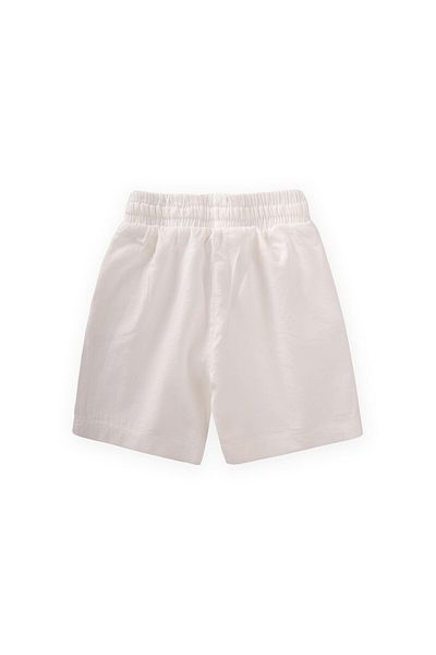 Cigit Αυτοκόλλητο Λεπτομερές Flannel Capri 1-7 ετών Off White