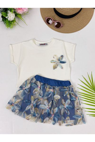 YEDİLALE Princess Skirt Girl's Double Set [3\10 Age Range]