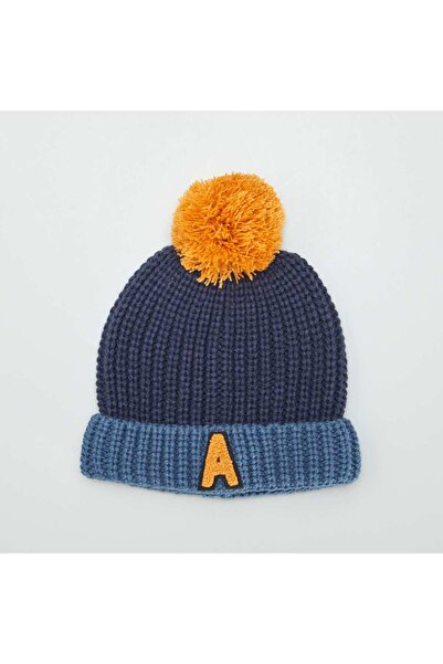 KIABI Bobble hat + lined snood set BLUE