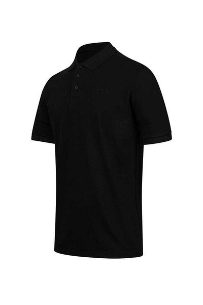 2AS Andy Men's Polo Neck T-Shirt Black 2Asandytfbm25-0924