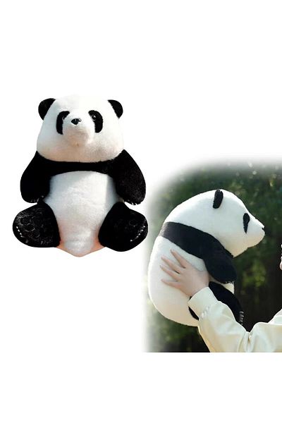 fulina Panda Plush Toys,30cm Kids Toy Lovely Soft Simulated Panda Stuffed Bear Dolls Gift
