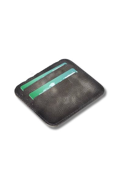 Vemora Pedro Slim Leather Card Holder VS4EF Gray