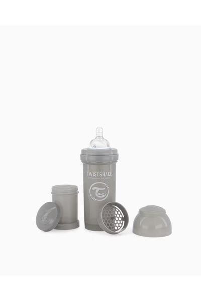 Twistshake Gray Anti-Colic Baby Bottle (2+ Months) (260 ml)