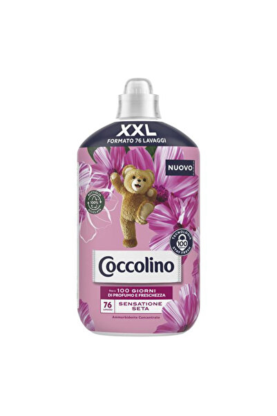 Coccolino Balsam de rufe Coccolino Sensatione Seta, 1.75 l, 76 spalari