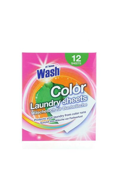 At Home At Home Wash Color Absorber, 12 pcs