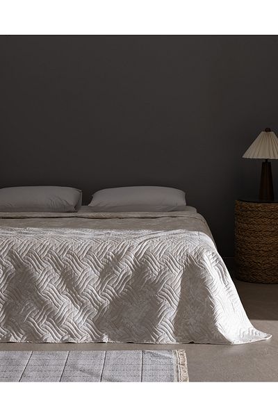 Madame Coco Jannie Double Bedspread - Beige