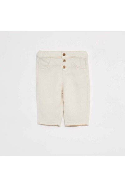 KIABI 3/4 waist trousers WHITE