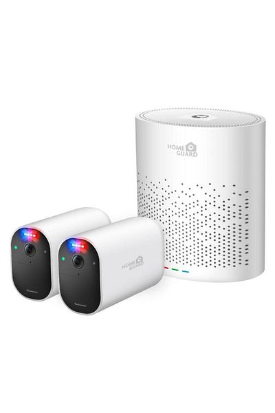 Powertoolsconcept Homeguard, Wireless Security System Smart Deterrence, Smarthub with 2 Cameras