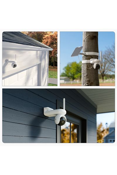 ReoLink كاميرات مراقبة خارجية لاسلكية تعمل بالطاقة الشمسية بدقة 4K من Altas PT Ultra، مع خيار التسجيل المسبق في المنزل خلال 10 ثوانٍ