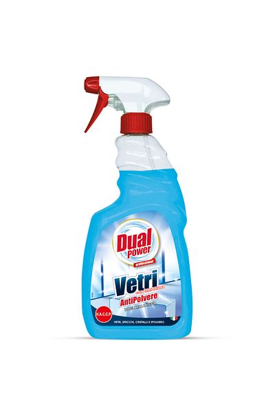 Dual Power Solutie Spray Geamuri 750Ml Anti Praf
