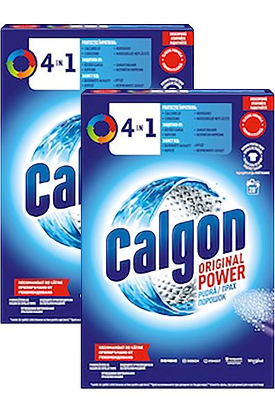 Calgon Σκόνη κατά των αλάτων 4 σε 1 500 g x 2 τεμάχια