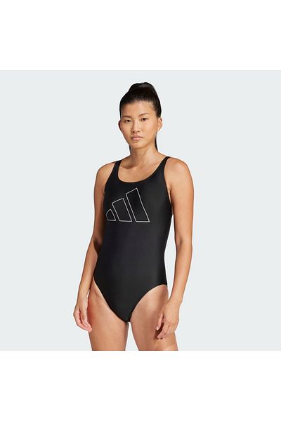 adidas Costum de baie pentru femei Big Bars Je1920