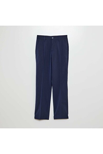 KIABI Slim-fit suit trousers blue