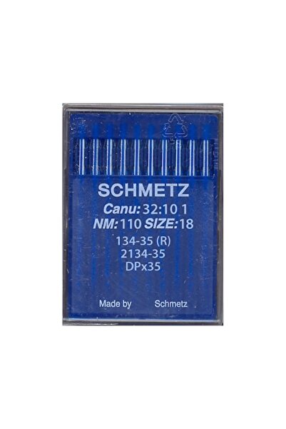 SCHMETZ Set 10 ace pentru mașină de cusut liniară, SCHMETZ 134-35, grosime 110, vârf R