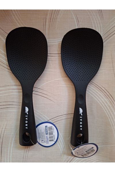EMPA A V M 2' Fireproof Non-Stick Self-Standing 21 cm Black Rice Spoon