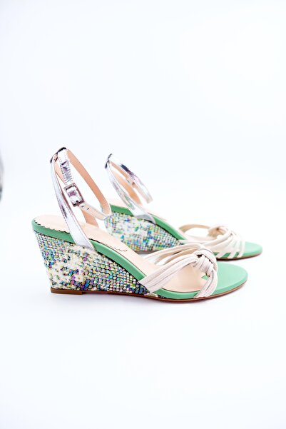 Tenau Women's Genuine Leather Wedge Heel Shoes