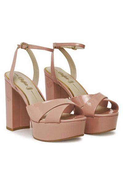 Buffalo Sandale roz pentru femei BUFFALO-1291607 BLSH BLUSH
