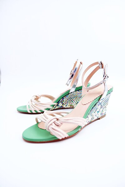 Tenau Women's Genuine Leather Wedge Heel Shoes