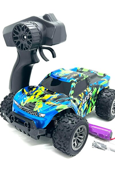 Generic MZtoyz 1:20 RC Car, Anti Collision, Off Road High Speed f2 Batteries inc Blue/green