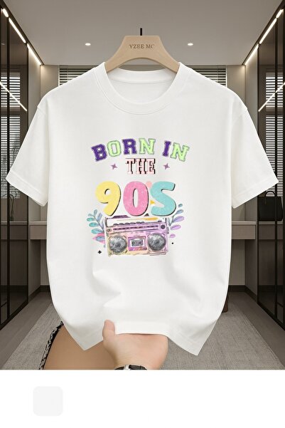 MEİLİFENG Tricou unisex din bumbac, cu decolteu rotund, supradimensionat, cu ...
