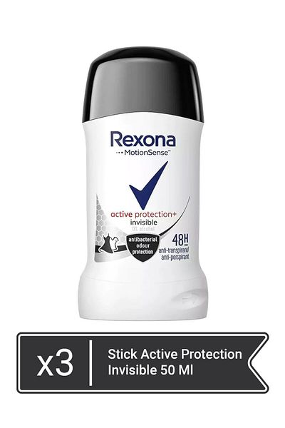 Rexona Rexona Stick Active Protection Invisible 50 ml x 3 τεμάχια