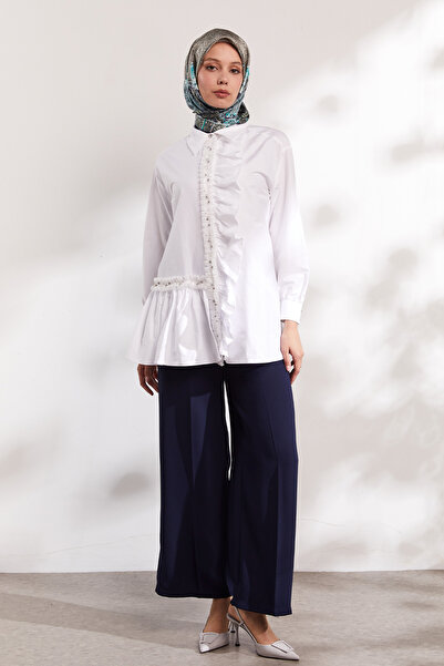 Setrms Volanlı Pamuk Gömlek