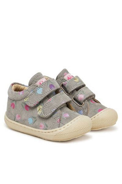 Naturino Girl Sneakers gray NATURINO-2012904 HQ COCOON VL SUEDE MULTI M