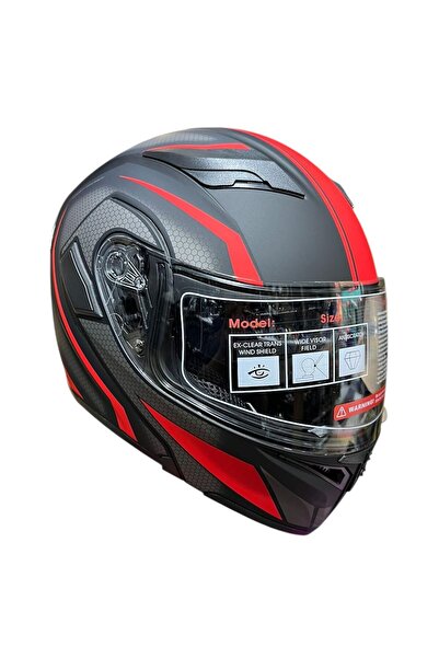 JK20 MOTOTEZ JİEKAİ JK902 LUX ÇENE AÇILIR MOTOSİKLET KASKI