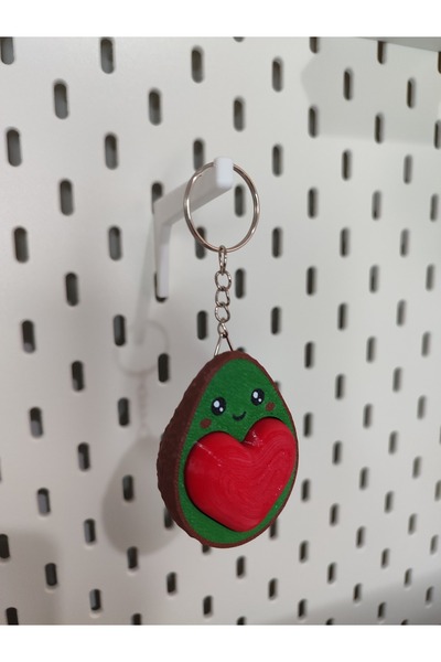 MODA Avokado Kalpli Clicker Anahtarlık / Çanta Aksesuarı