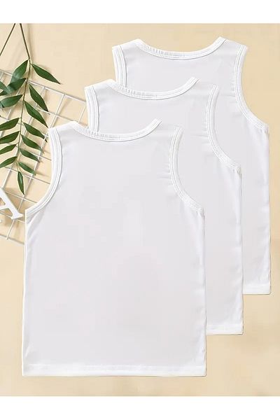 buendiakids Girls/Boys 3`Pack Surfer Beach Life Printed Zero Sleeve T-Shirt